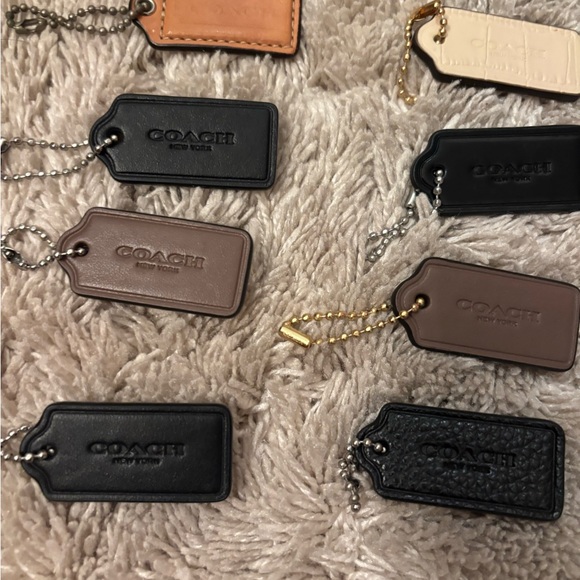 Coach Lot of 36 Hang Tag Hanging Bag Charms Key Chain Fob Genuine Replac… - Picture 6 of 13